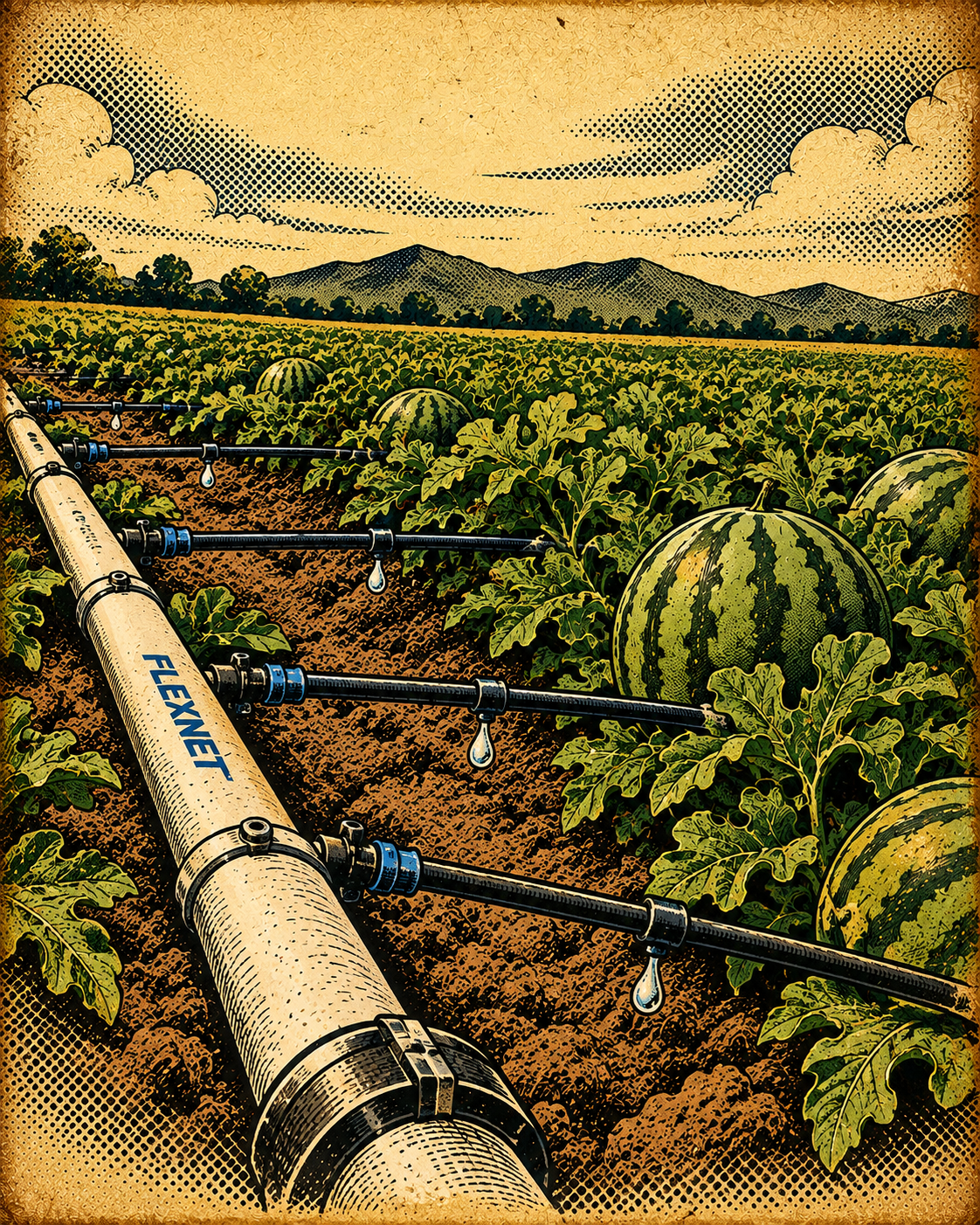 Sistema de riego agrícola