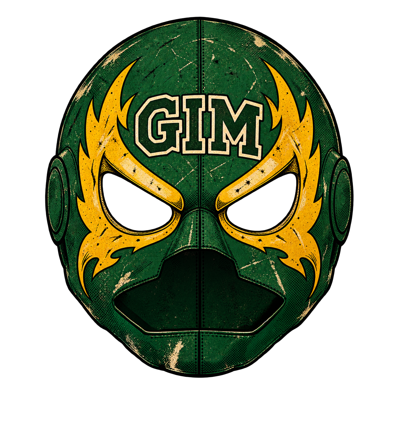 Máscara verde de Gimtrac